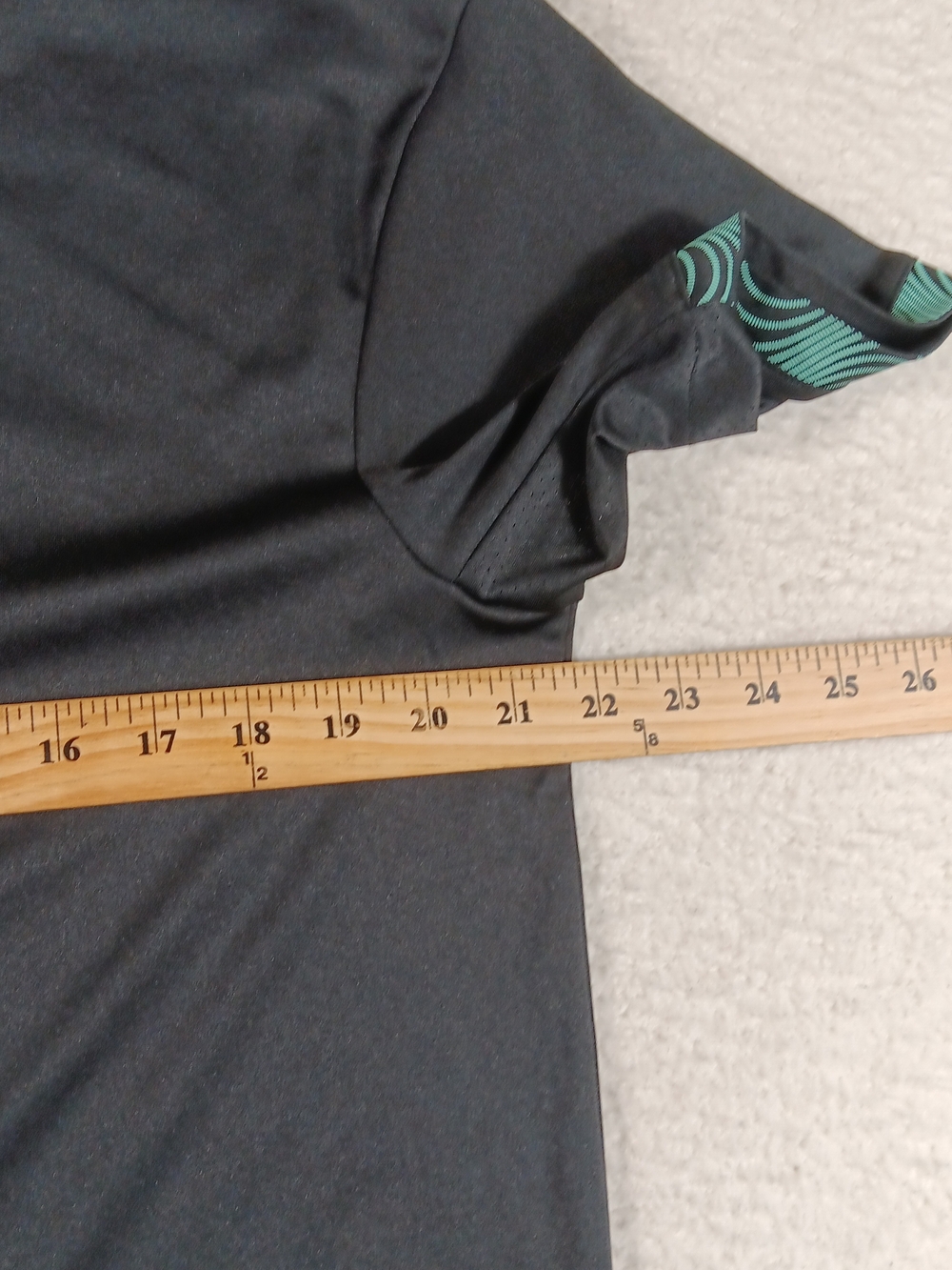 Adidas Charlotte FC 2022 Away Jersey Mens Large Black Soccer Football Ally - Picture 8 of 9